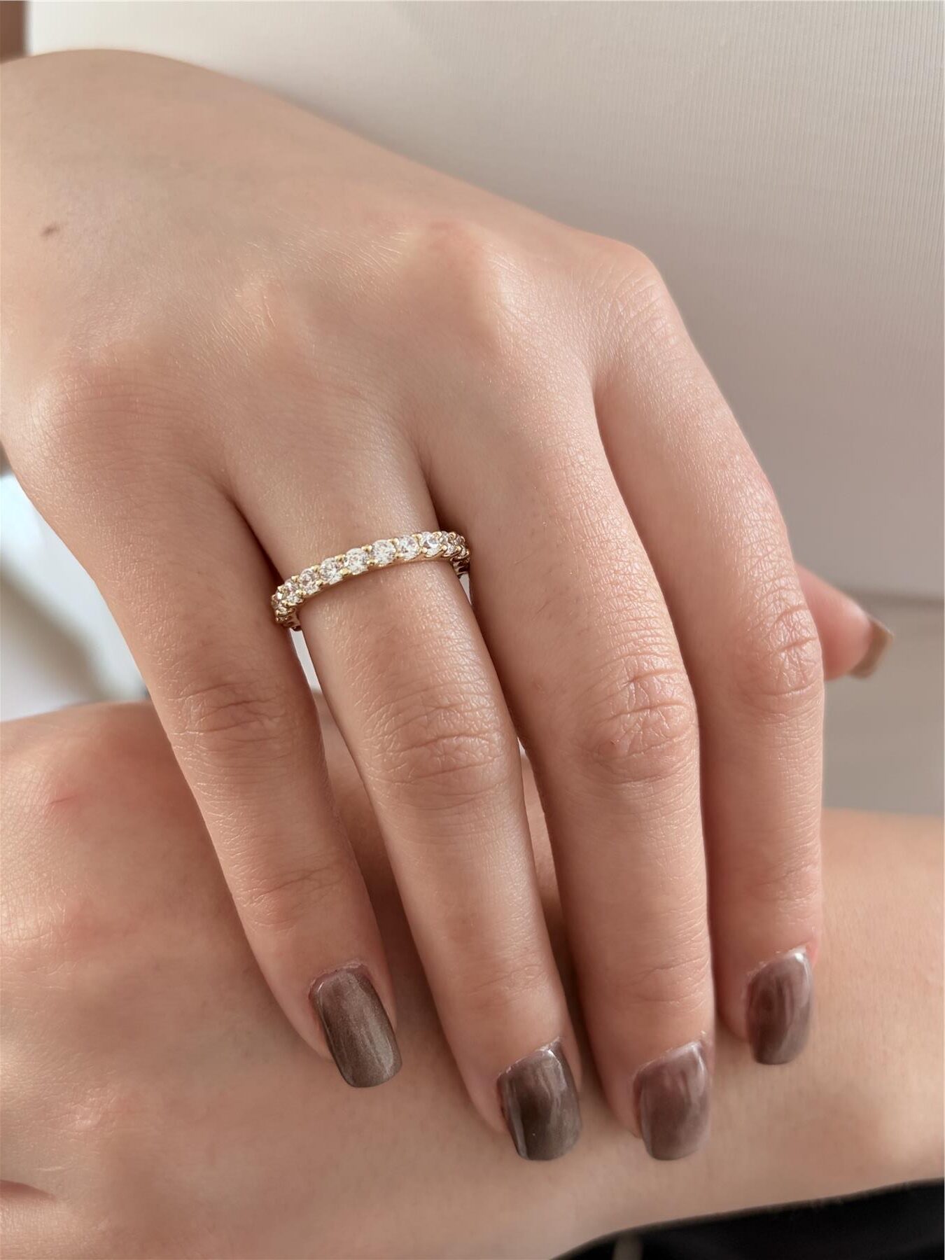 olesya-gold-tamtur-yuzuk-a35a-9.jpg Parlayan Gold Elegance Tamtur Yüzük - Görsel 1